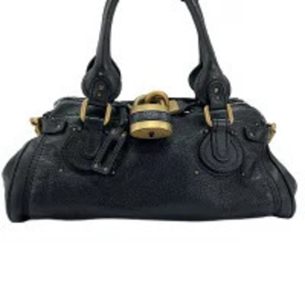 Chloe Leather Paddington Handbag Brown